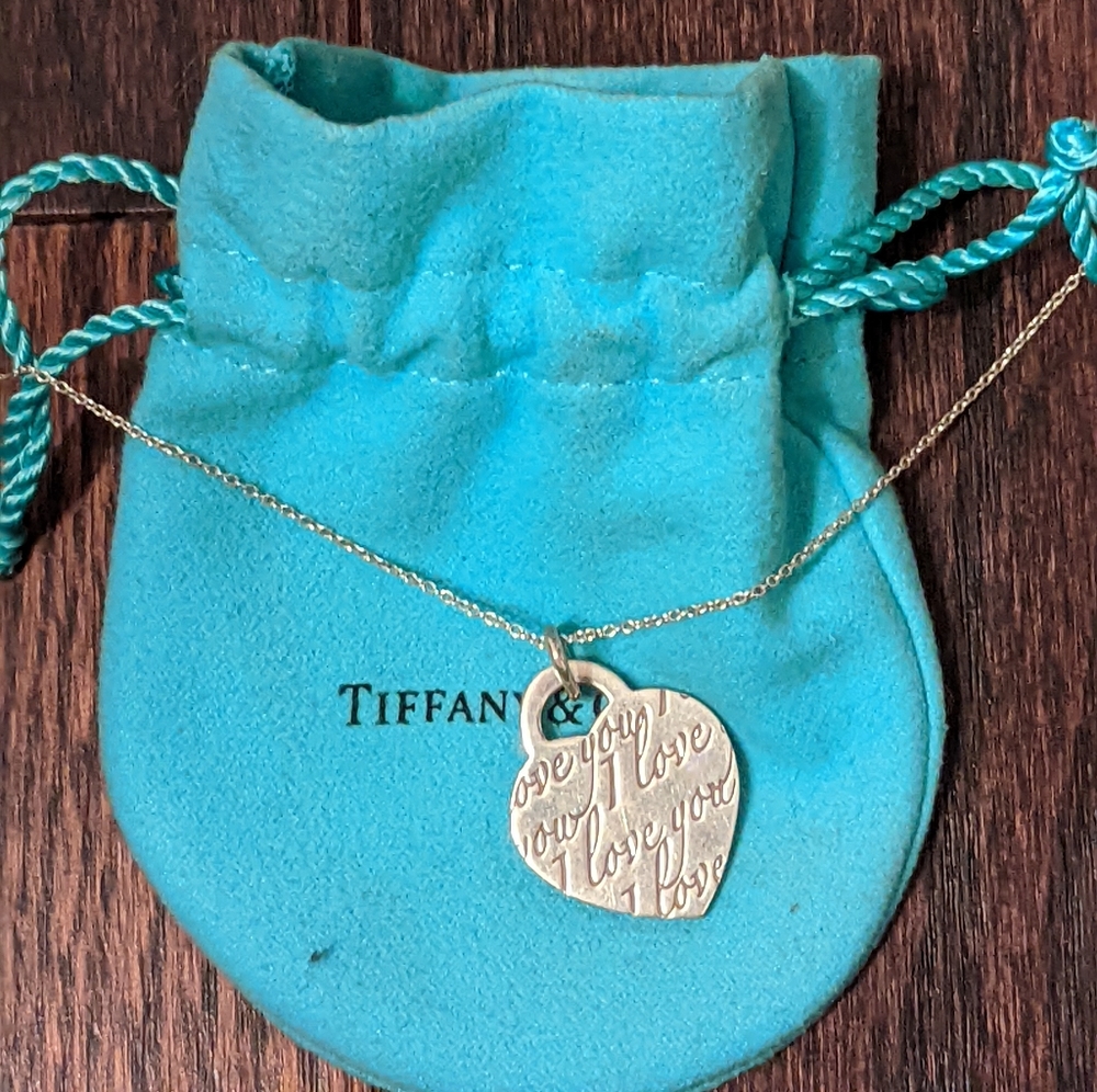 Tiffany and Co I Love You Necklace